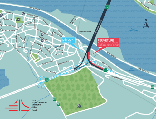 avis de travaux | entraves  Pont Honoré-Mercier